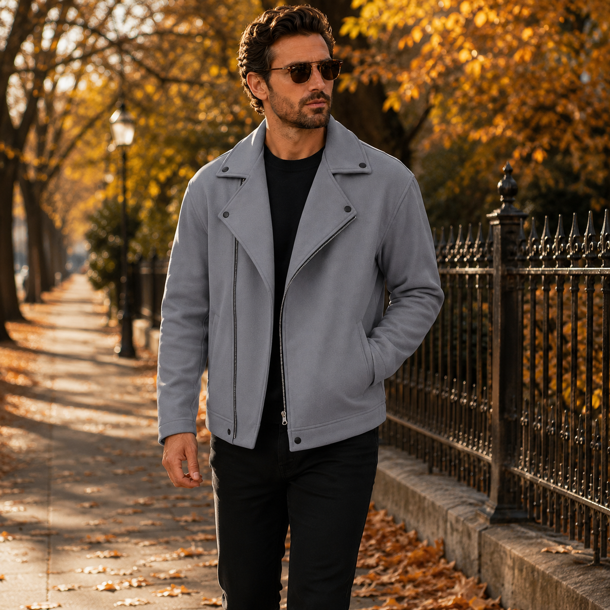 Montviro | Men's Versatile Coat - Lightweight Zip-Up Casual Jacket