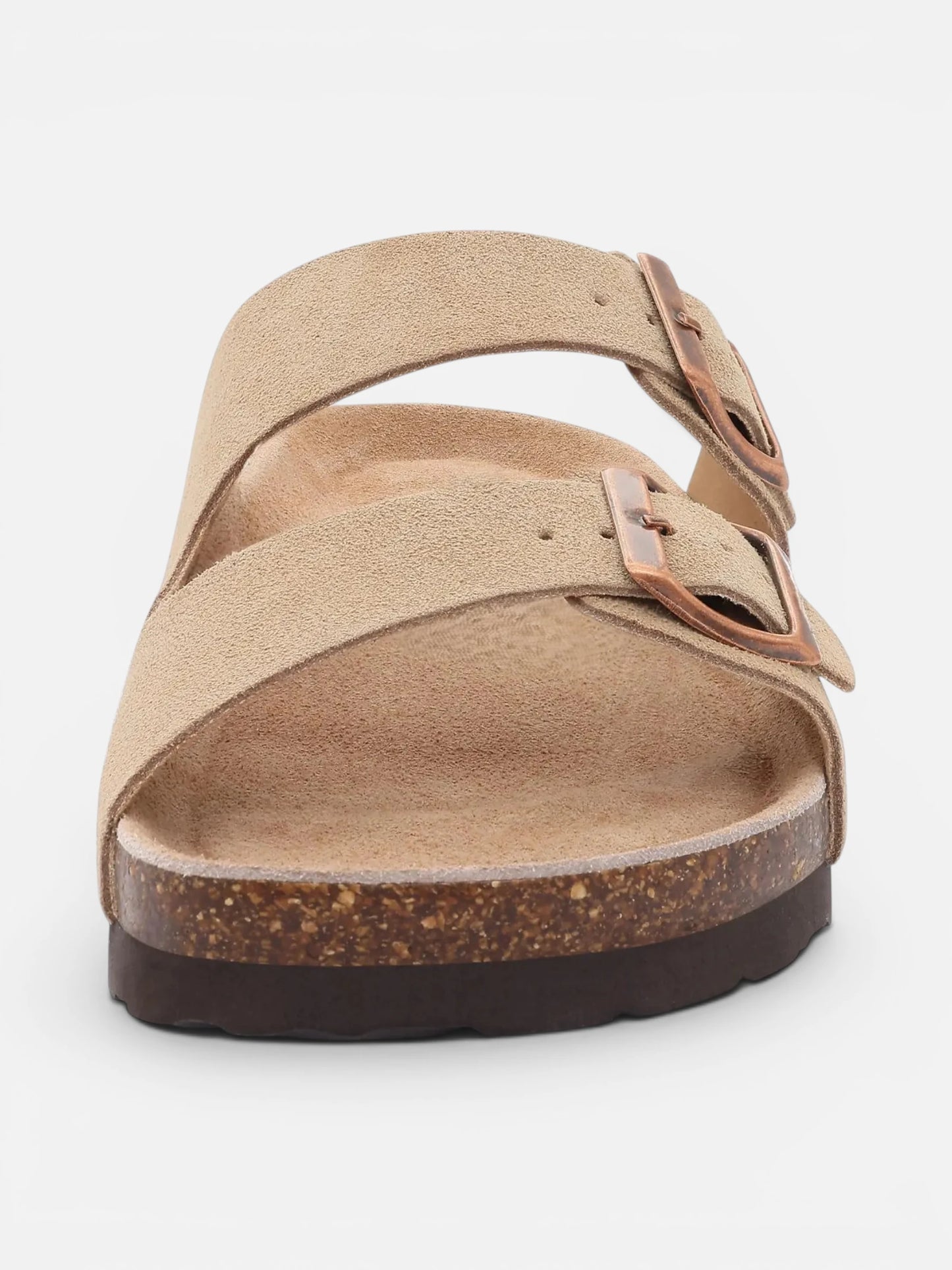 Montviro | Women’s Double Buckle Cork Sandals – Everyday Comfort Style