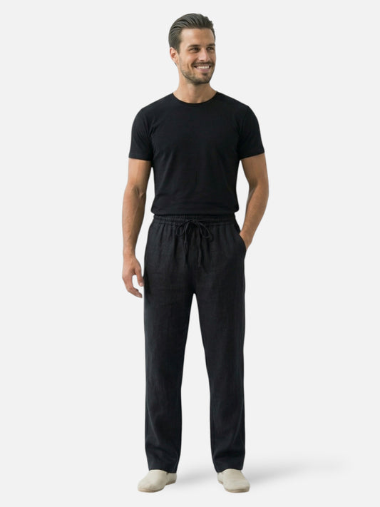 Montviro | Men’s Drawstring Trousers – Relaxed Straight-Leg Fit