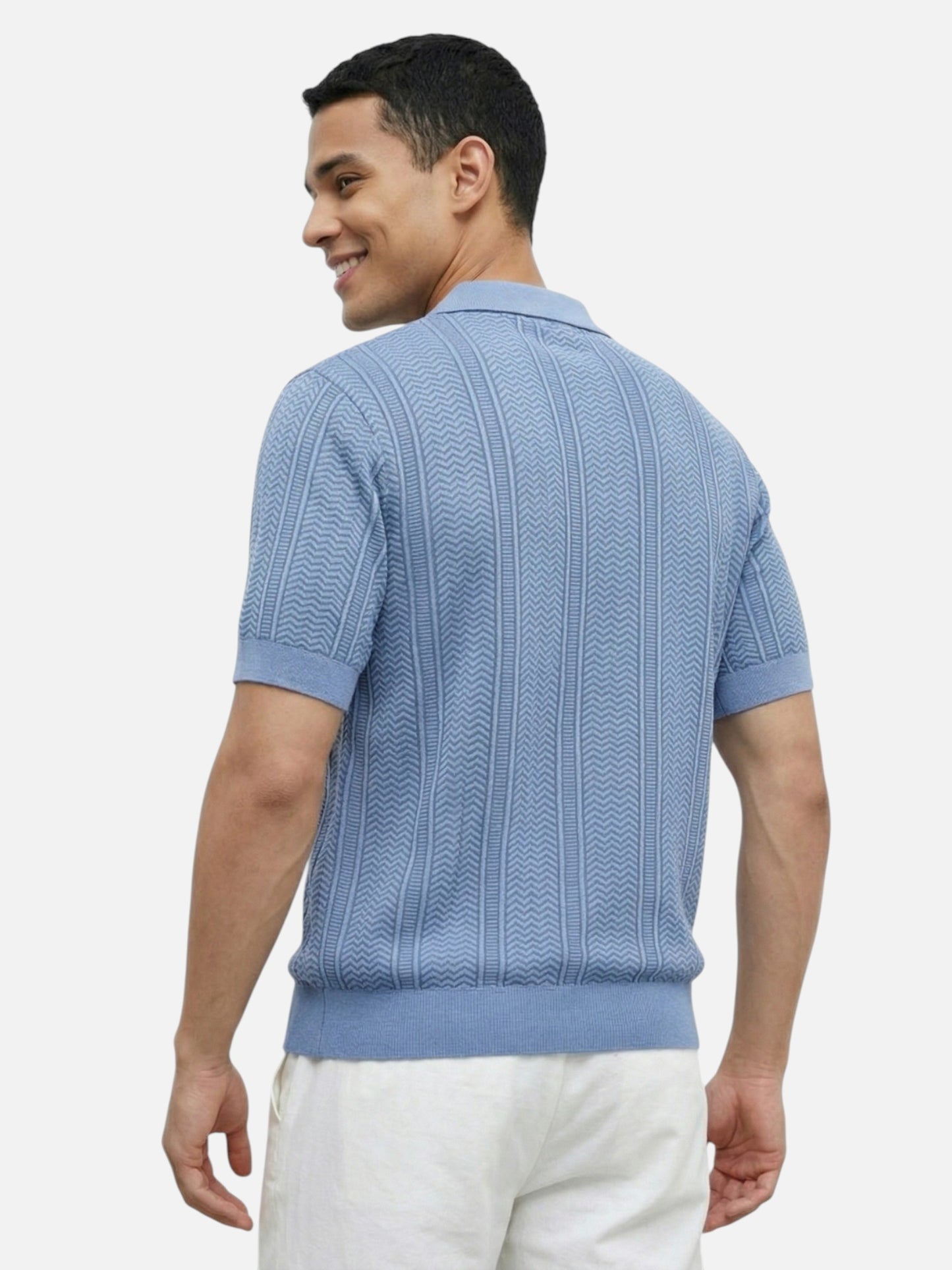 Montviro | Men’s Knit Polo Shirt – Breathable Summer Elegance
