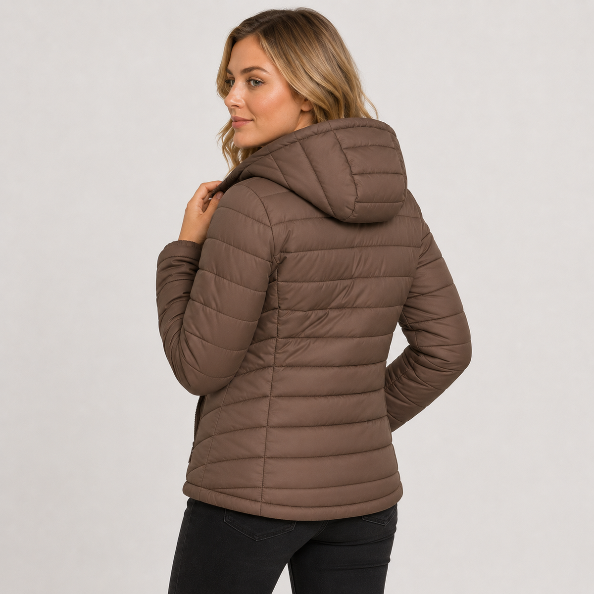 Montviro | Women's Hooded Padded Coat - Lightweight Casual Outerwear