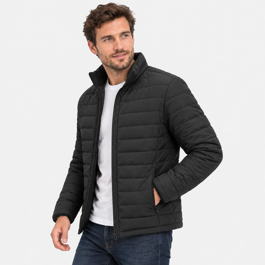 Montviro | Men's Padded Winter Jacket - Stand Collar Windproof Style