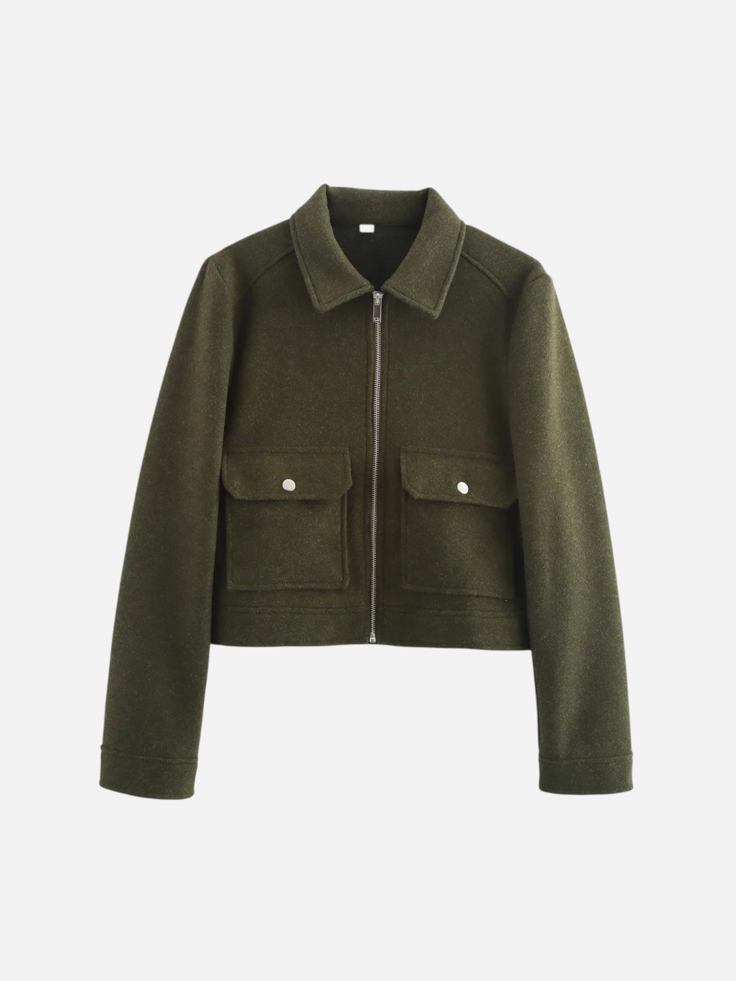 Montviro | Women’s Zip-Up Jacket Coat – Elegant Autumn Style