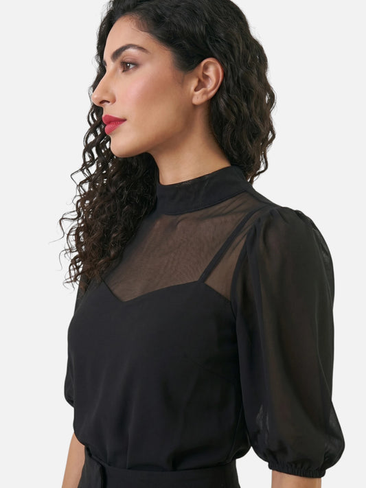 Montviro | Women’s Three-Piece Set – Chiffon Elegance