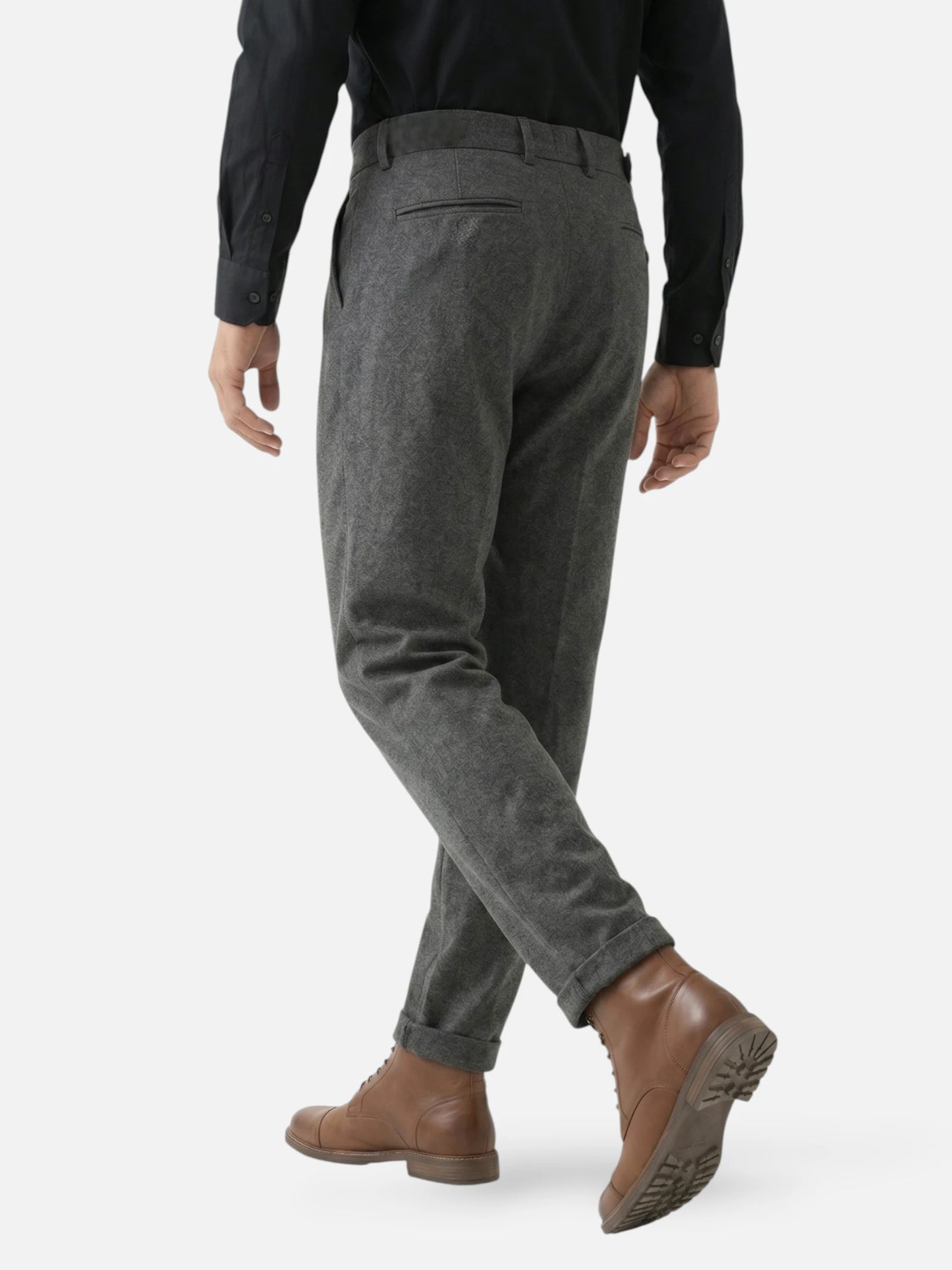 Montviro | Men’s Wool Blend Trousers – Refined Tailored Elegance