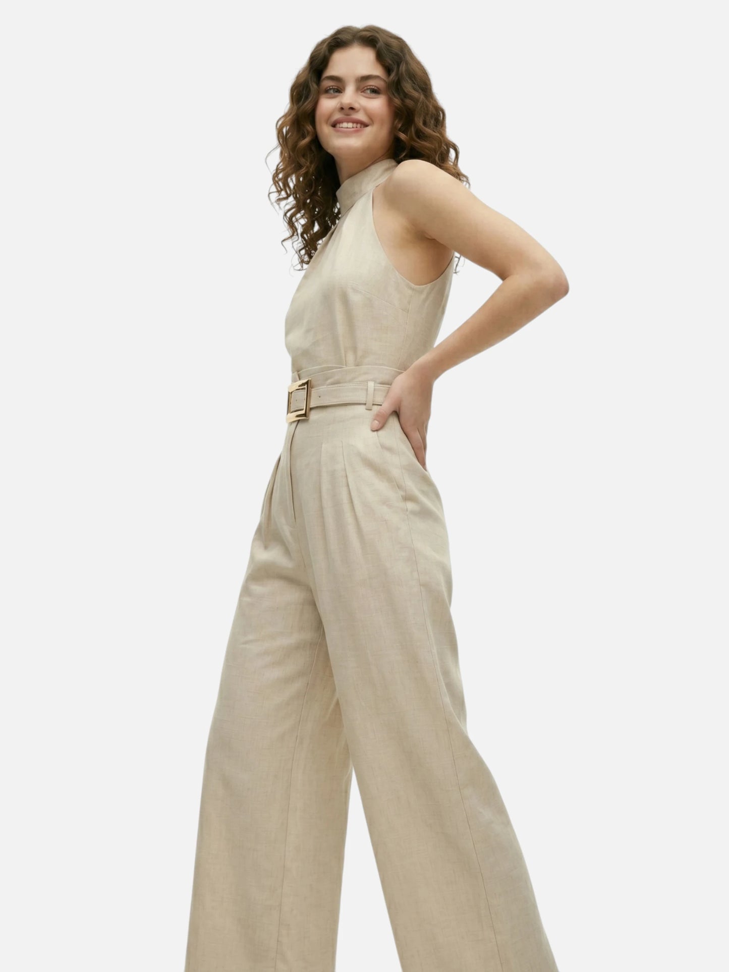 Montviro | Women’s Pleated Vest & Wide-Leg Co-Ord Set – Modern Sophistication