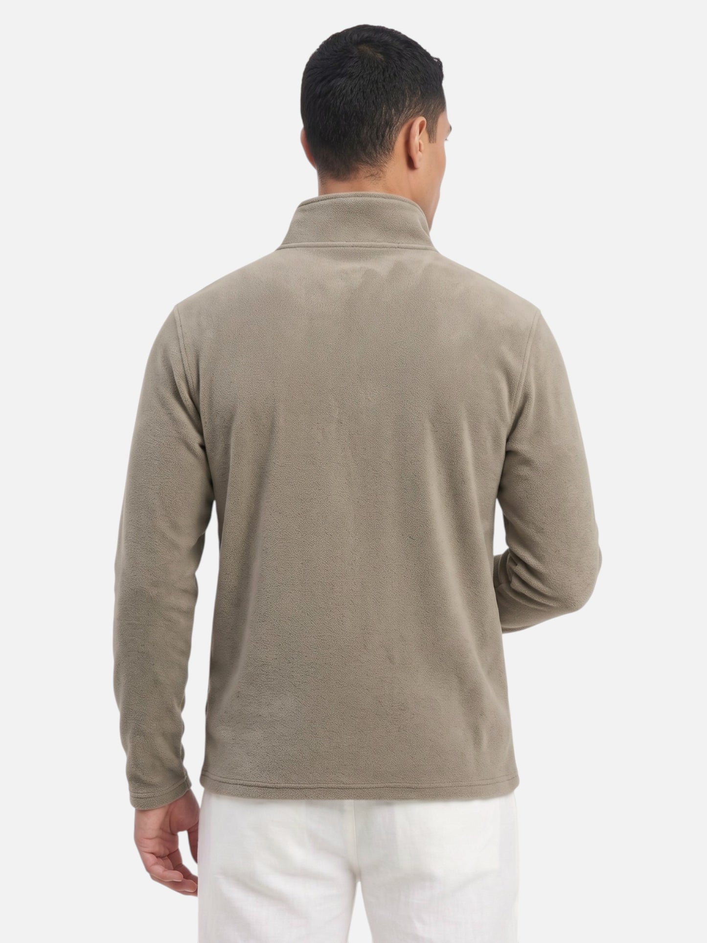 Montviro | Men's Fleece-Lined Quarter-Zip Jumper – Winter Warmth