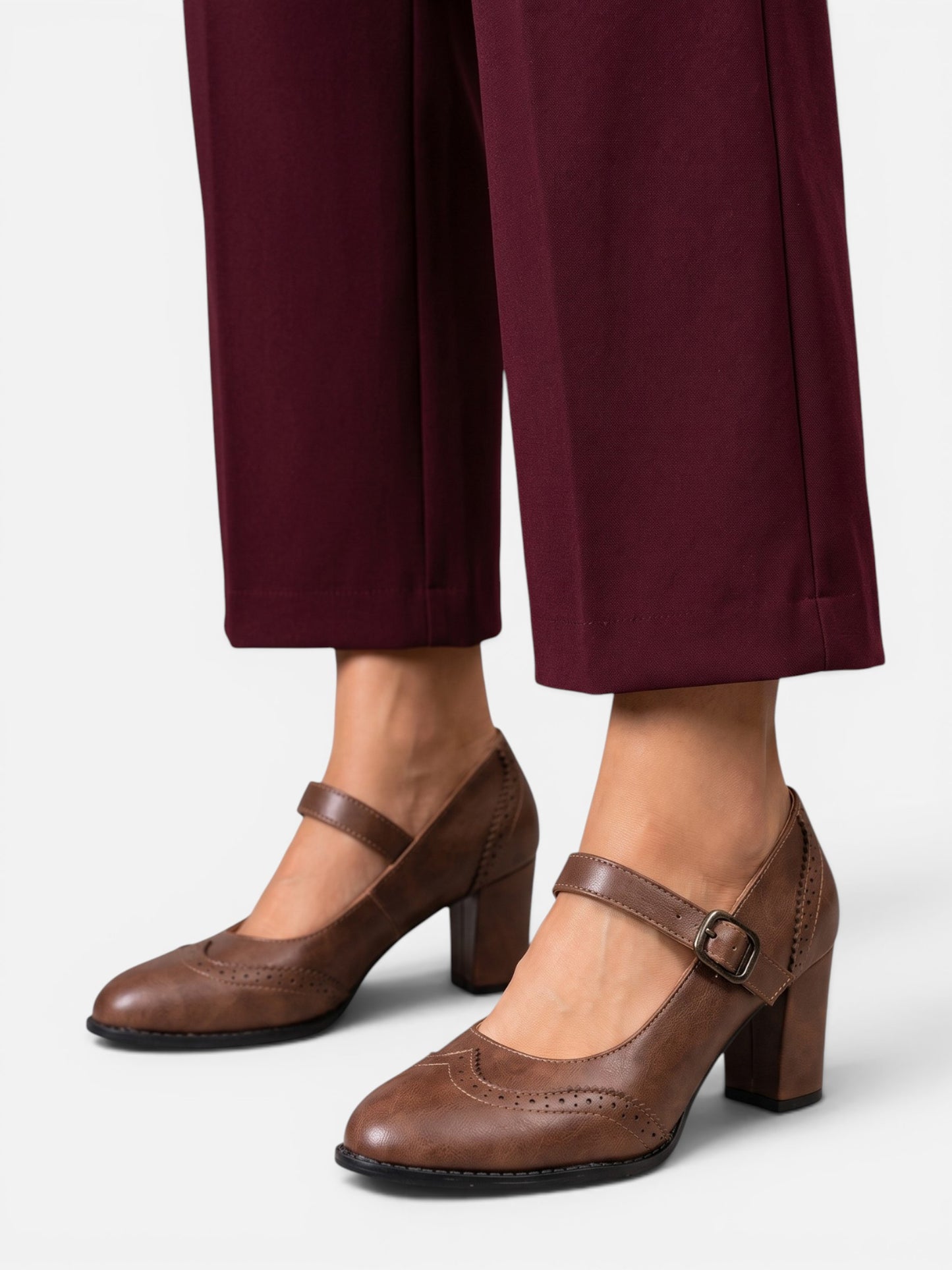 Montviro | Women’s Vintage Orthopedic Heels – Elegant Everyday Comfort