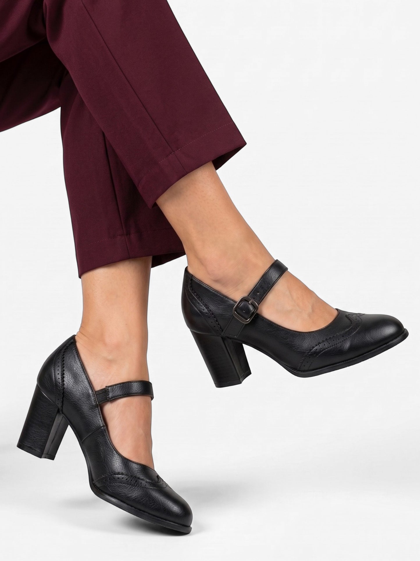 Montviro | Women’s Vintage Orthopedic Heels – Elegant Everyday Comfort