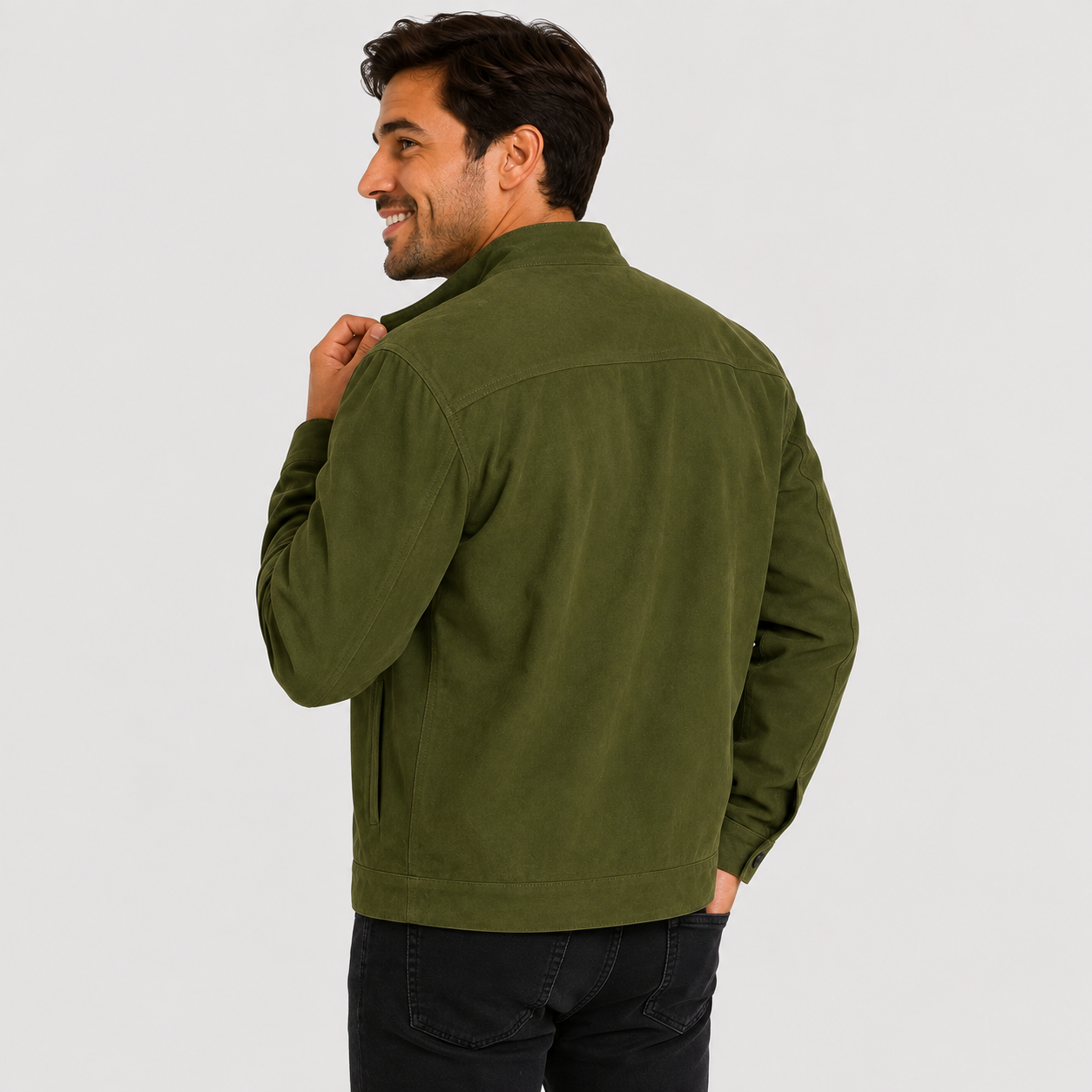Montviro | Men's Casual Jacket Stand Collar Button Front