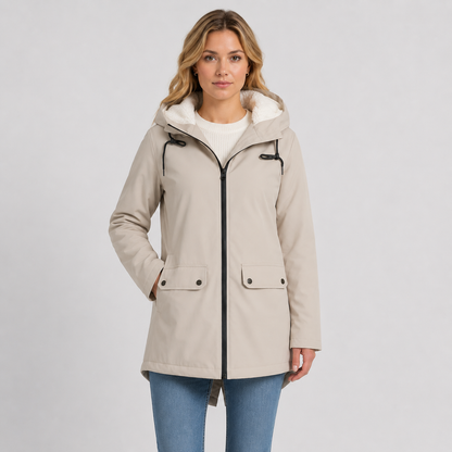Montviro | Fleece-Lined Hoodie Full-Zip Warm Casual Winter Jacket