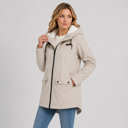Montviro | Fleece-Lined Hoodie Full-Zip Warm Casual Winter Jacket