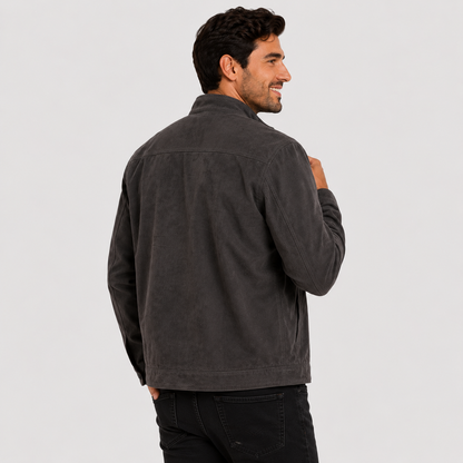 Montviro | Men's Casual Jacket Stand Collar Button Front