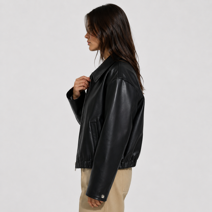Montviro | Women's Faux Leather Jacket
