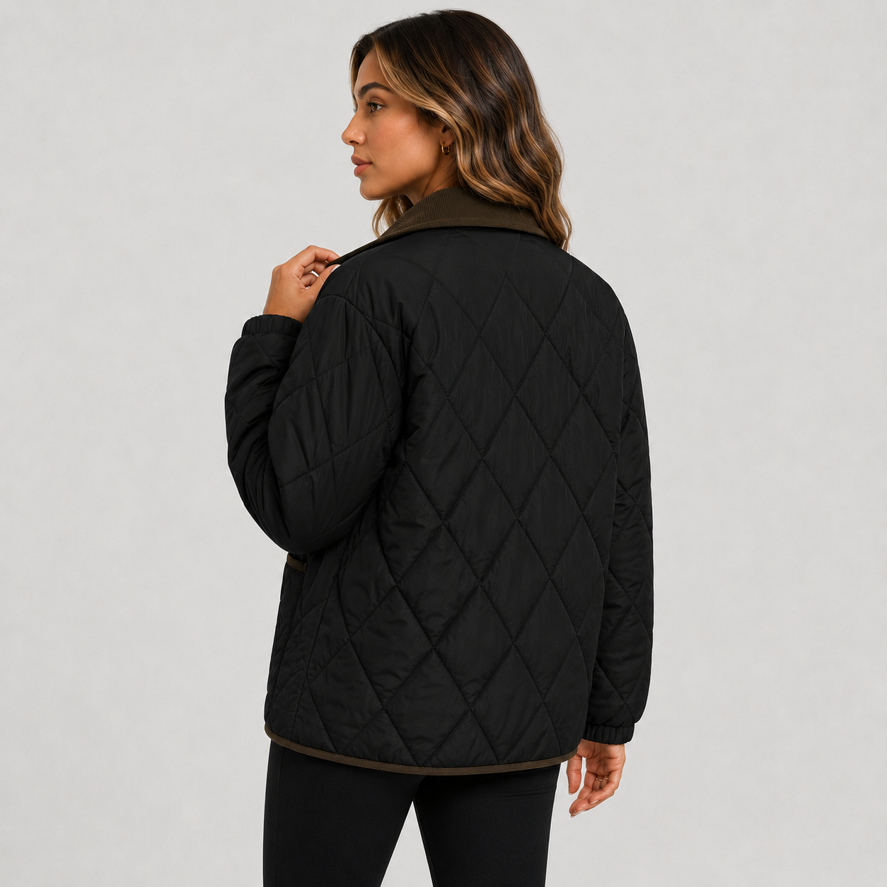 Montviro | Women’s Quilted Puffer Jacket – Warm Short Winter Coat