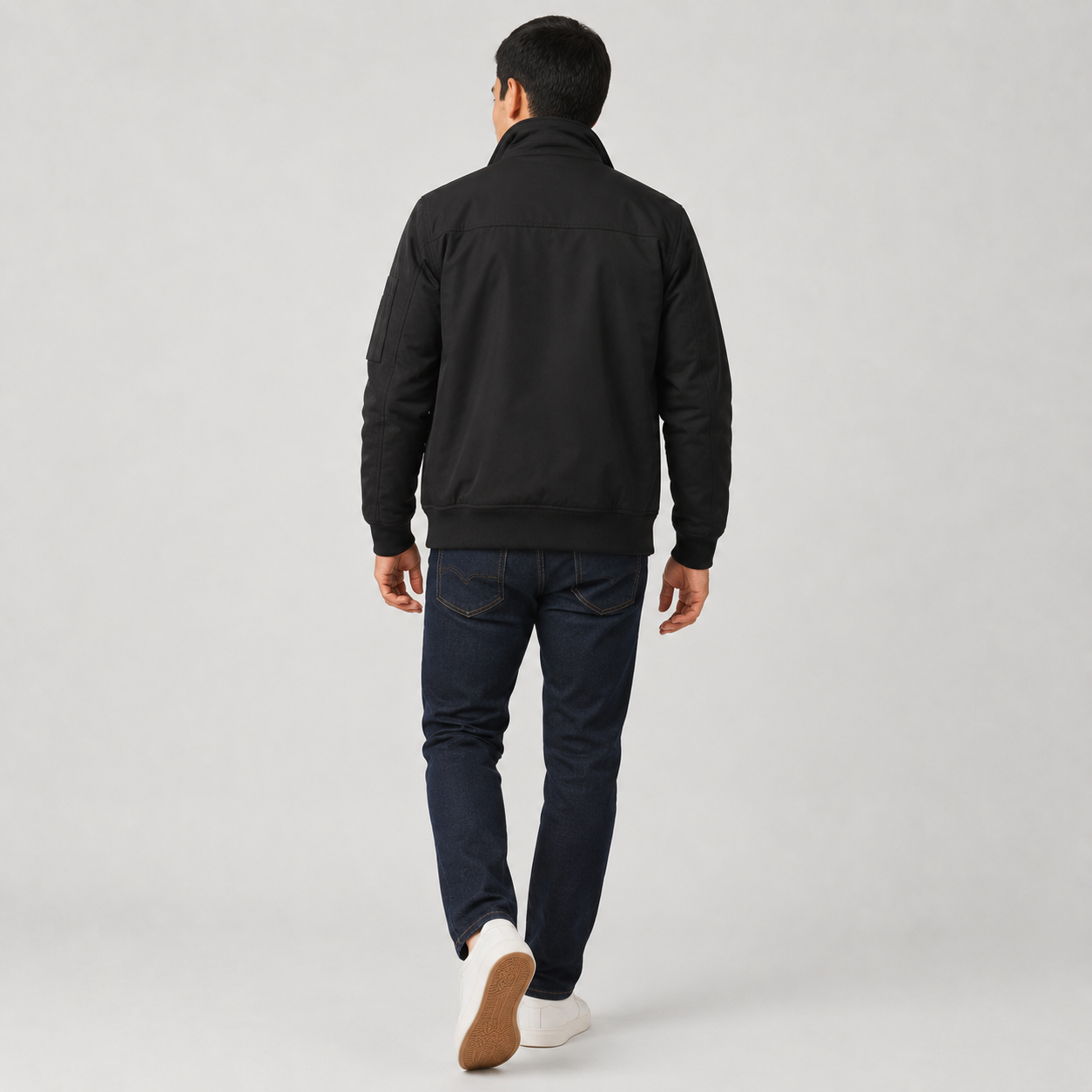 Montviro | Men’s Bomber Jacket – Multi-Pocket Zip-Up Regular Fit