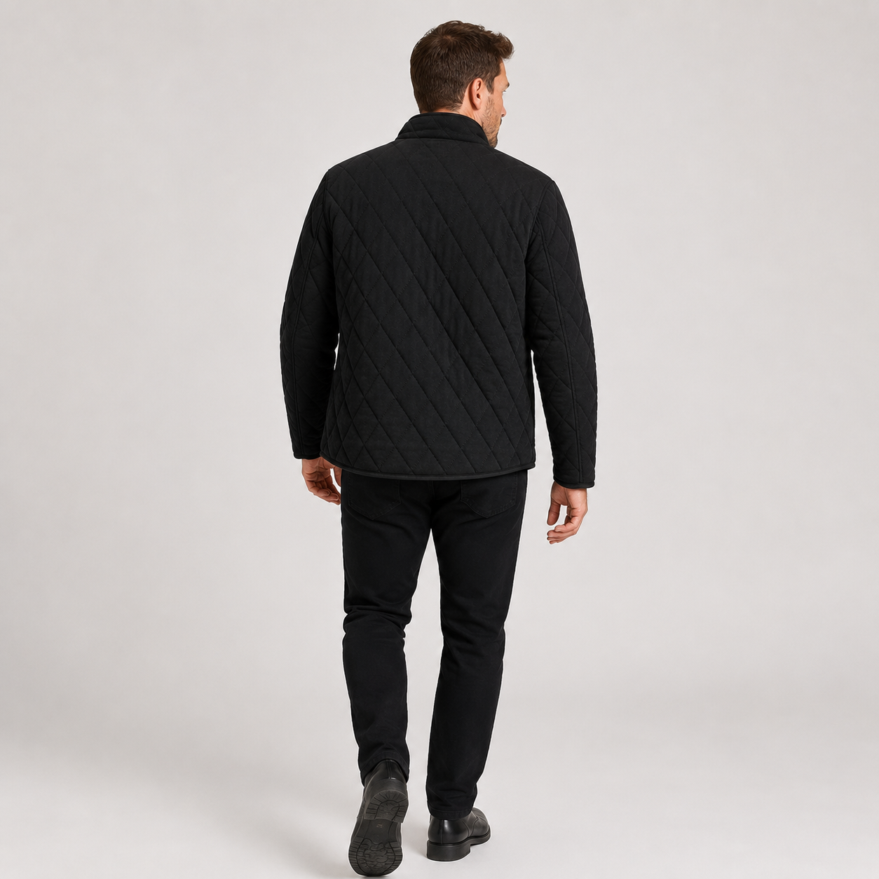 Montviro | Men's Winter Padded Jacket - Warm Quilted Stand Collar Coat