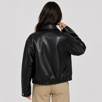 Montviro | Women's Faux Leather Jacket