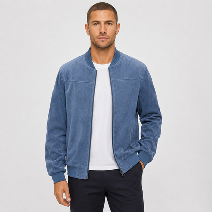 Montviro | Men's Jacket Stand Collar Regular Fit Zip-Up Casual