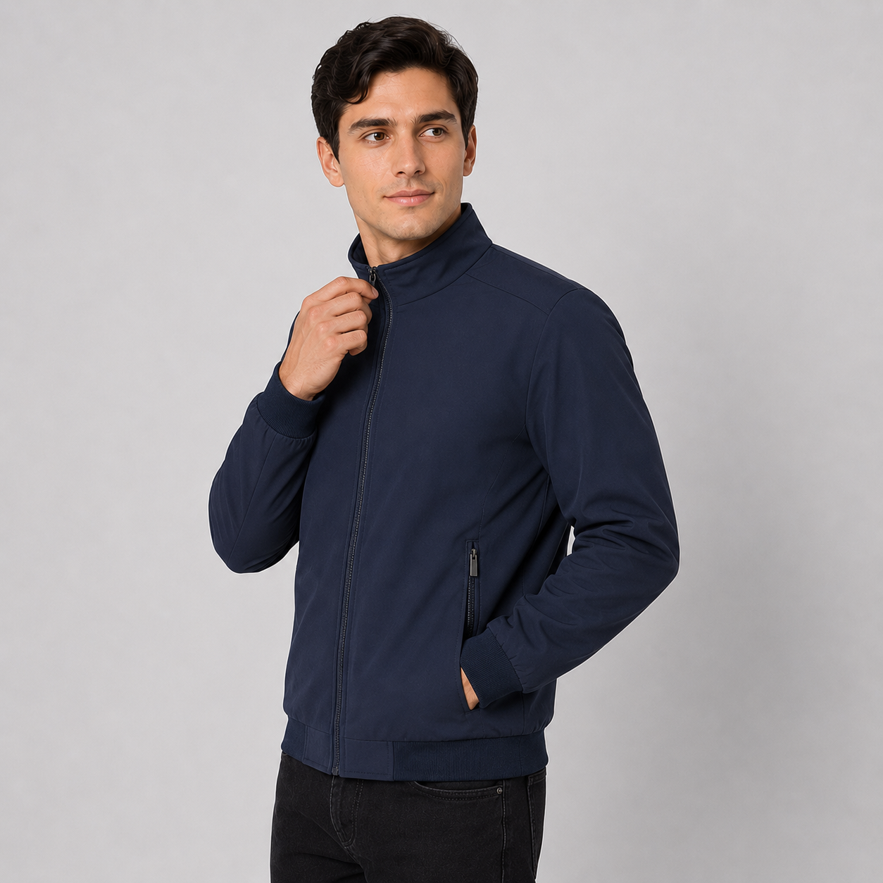 Montviro | Men’s Padded Jacket Warm Stand Collar Regular Fit