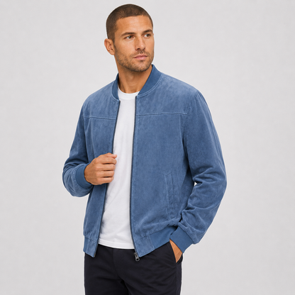 Montviro | Men's Jacket Stand Collar Regular Fit Zip-Up Casual