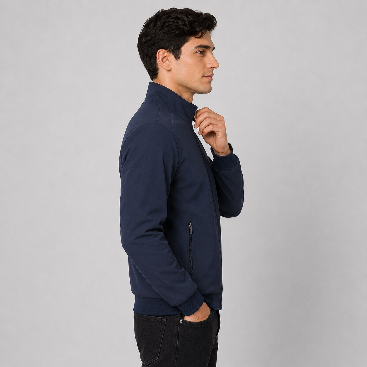 Montviro | Men’s Padded Jacket Warm Stand Collar Regular Fit