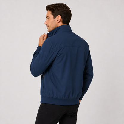 Montviro | Men's Lightweight Autumn Jacket – Zip-Up Stand Collar