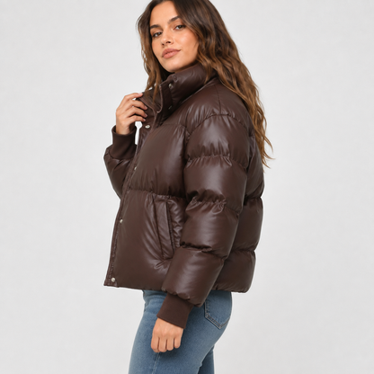 Montviro | Women's Puffer Jacket - Warm Winter Coat Loose Fit with Pockets
