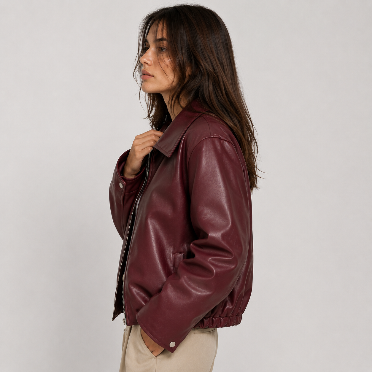 Montviro | Women's Faux Leather Jacket