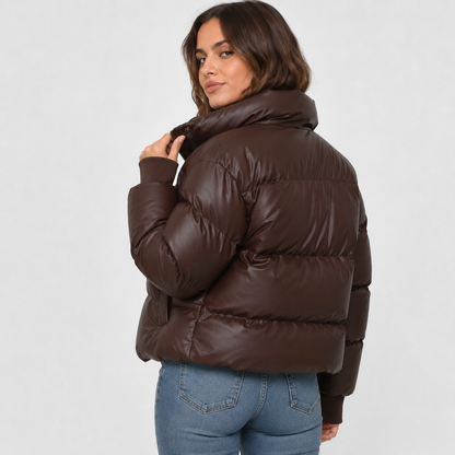 Montviro | Women's Puffer Jacket - Warm Winter Coat Loose Fit with Pockets