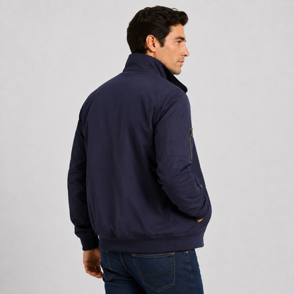 Montviro | Men's Bomber Jacket – Thickened Woven Fabric, Regular Fit