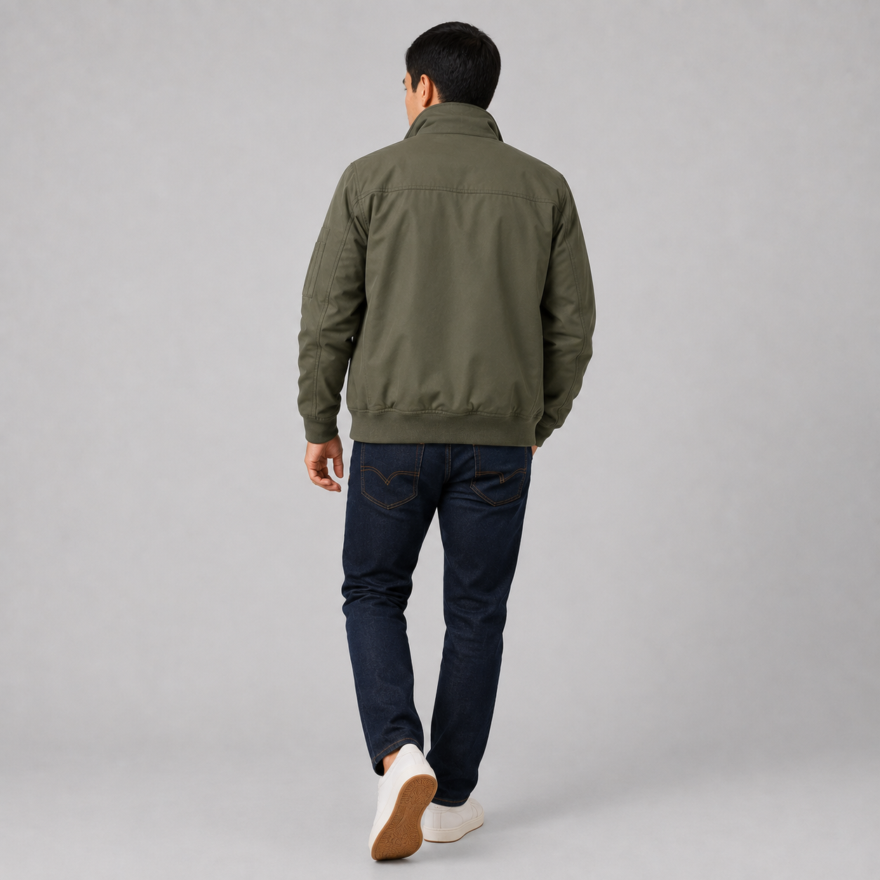 Montviro | Men’s Bomber Jacket – Multi-Pocket Zip-Up Regular Fit