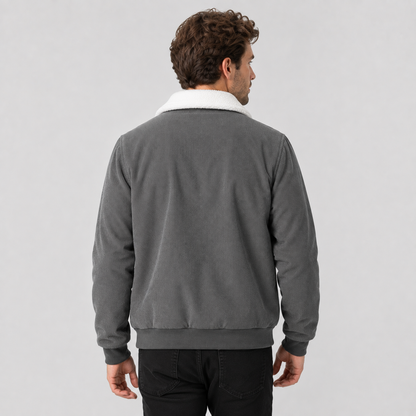 Montviro | Men's Corduroy Jacket Warm Fleece Lined Classic Winter Style