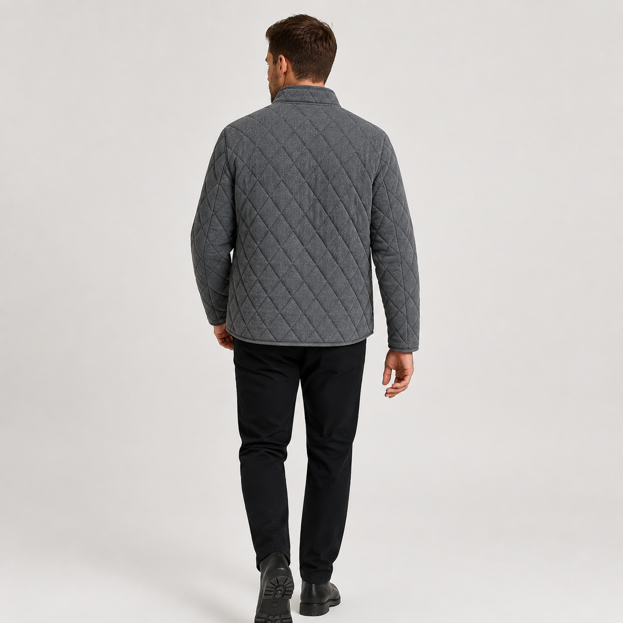 Montviro | Men's Winter Padded Jacket - Warm Quilted Stand Collar Coat