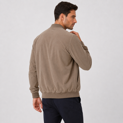 Montviro | Men's Jacket Stand Collar Regular Fit Zip-Up Casual