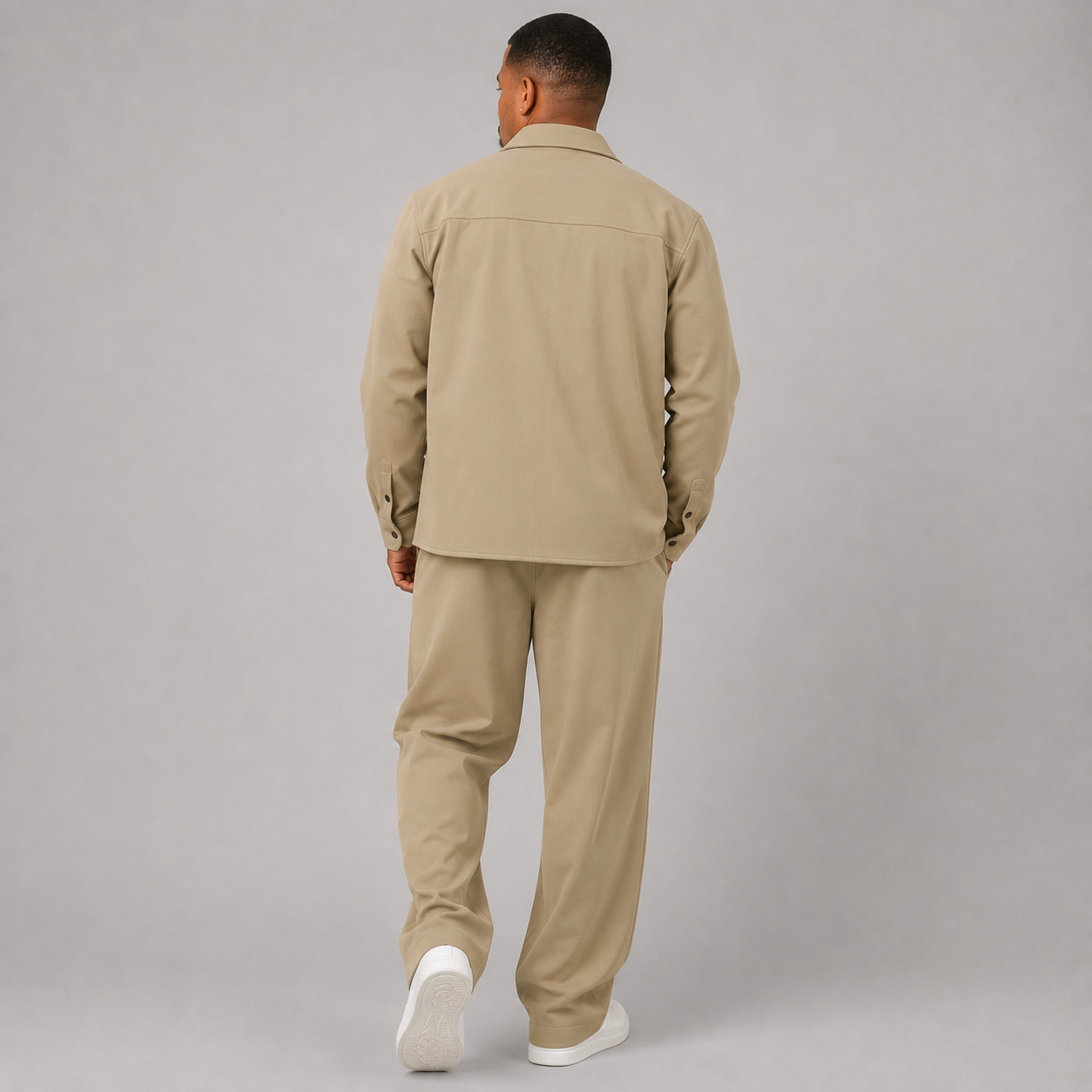 Montviro | Men's Knit Jacket & Pants Set, Regular Fit, Smart Casual