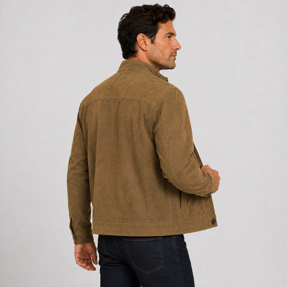 Montviro | Men's Casual Jacket Stand Collar Button Front