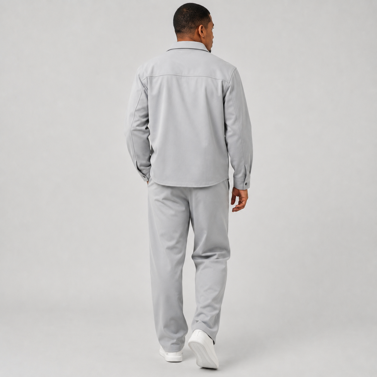 Montviro | Men's Knit Jacket & Pants Set, Regular Fit, Smart Casual