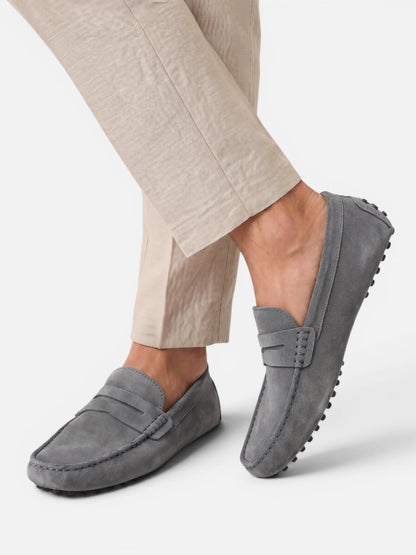 Montviro | Men’s Suede Style Boat Loafers – Refined Slip-On Elegance