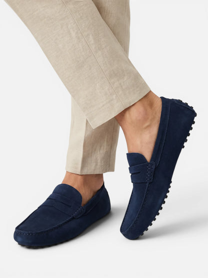Montviro | Men’s Suede Style Boat Loafers – Refined Slip-On Elegance
