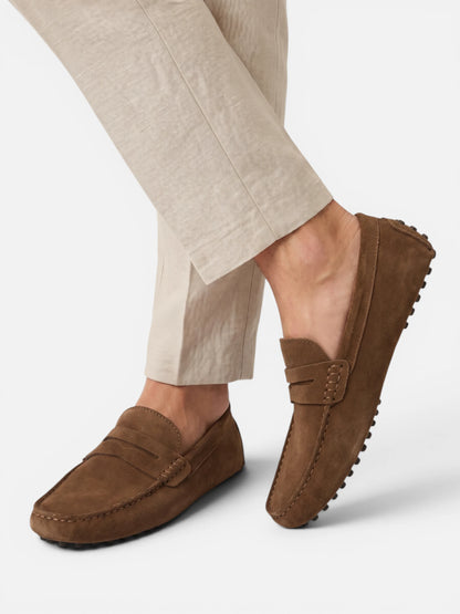 Montviro | Men’s Suede Style Boat Loafers – Refined Slip-On Elegance