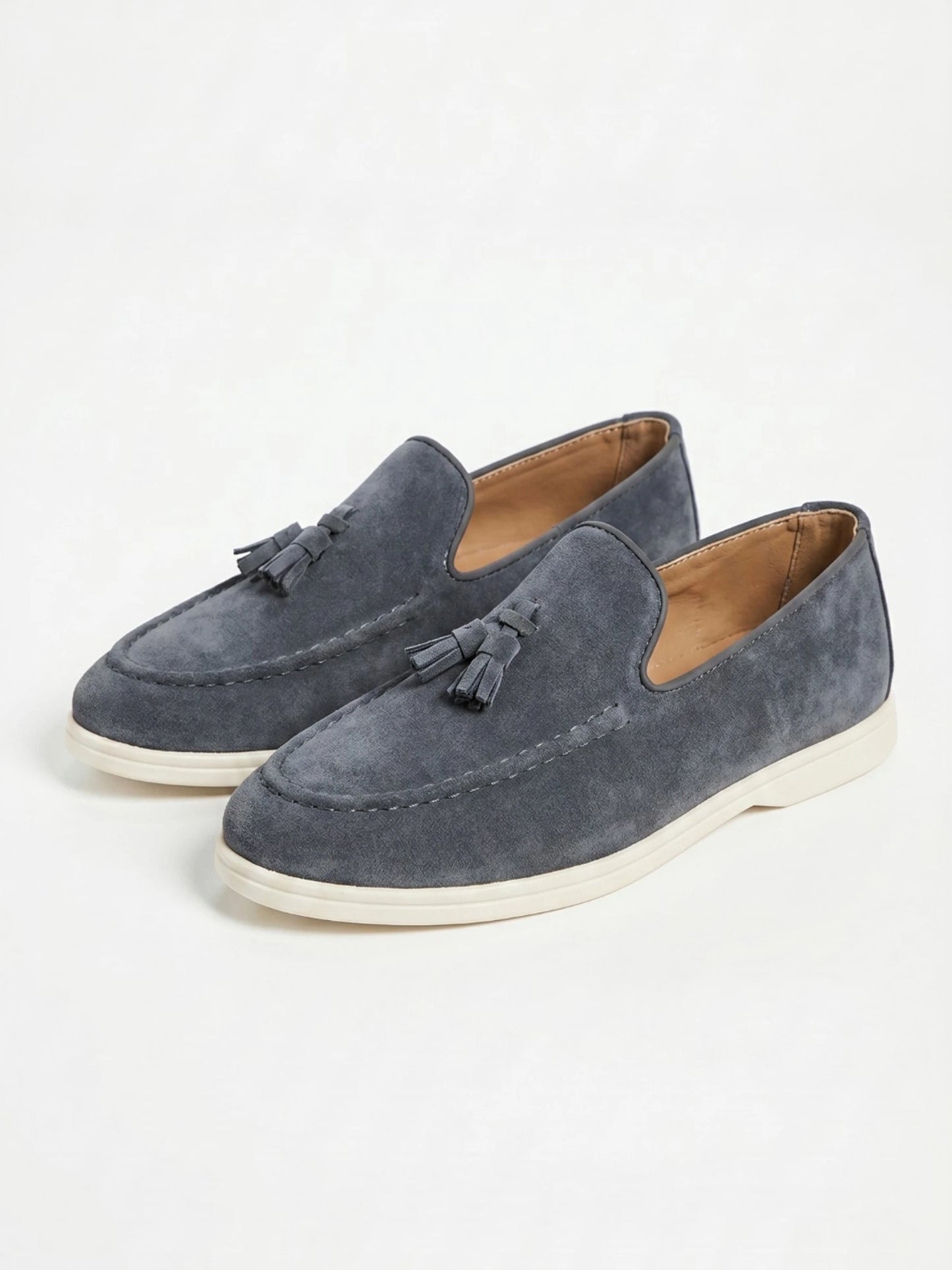 Montviro | Tassel Slip-On Loafers – Suede Feel Business Casual Style