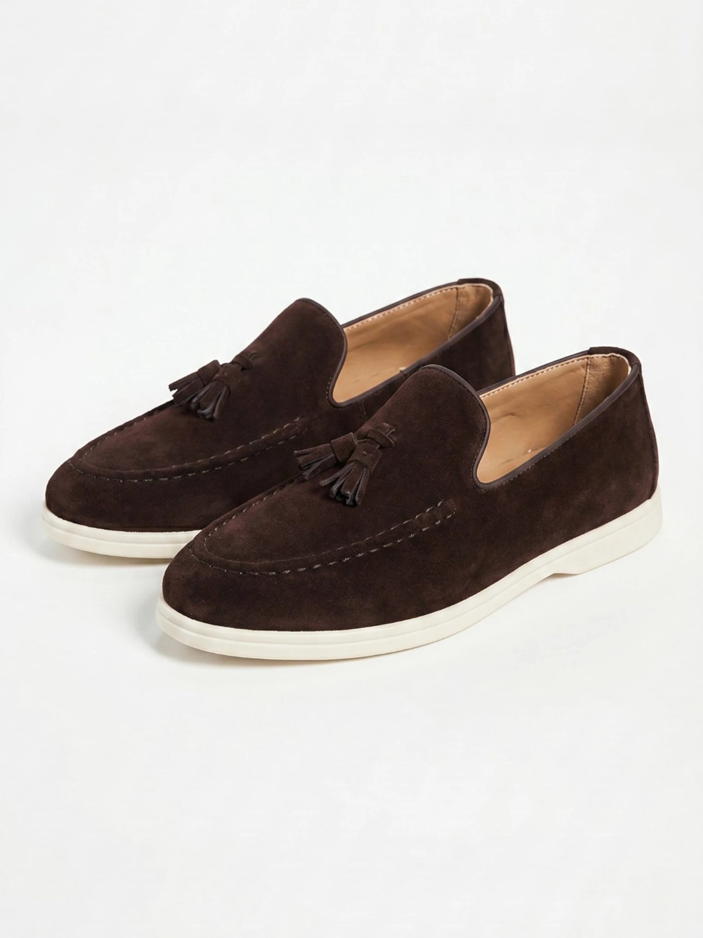 Montviro | Tassel Slip-On Loafers – Suede Feel Business Casual Style
