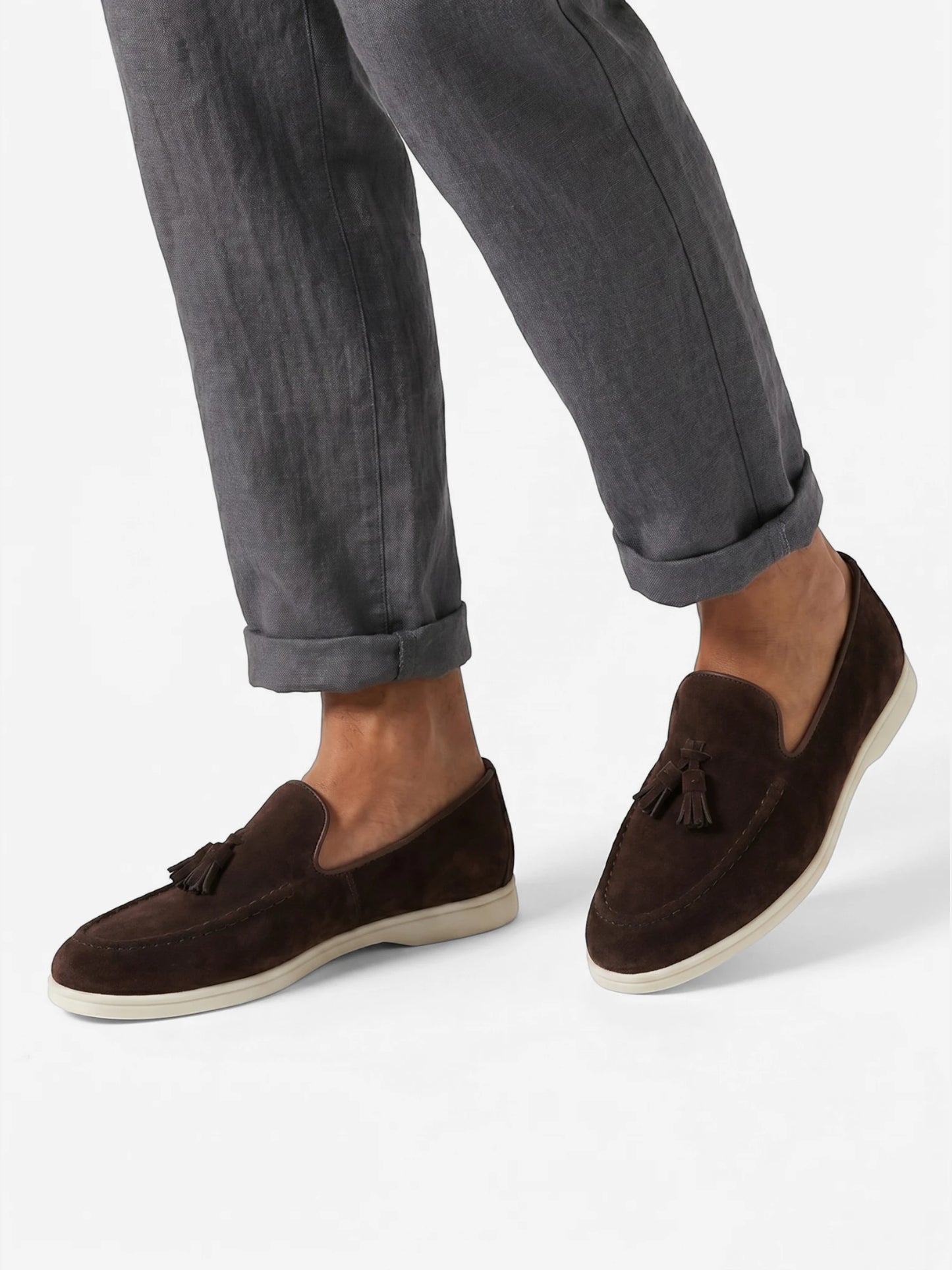 Montviro | Tassel Slip-On Loafers – Suede Feel Business Casual Style