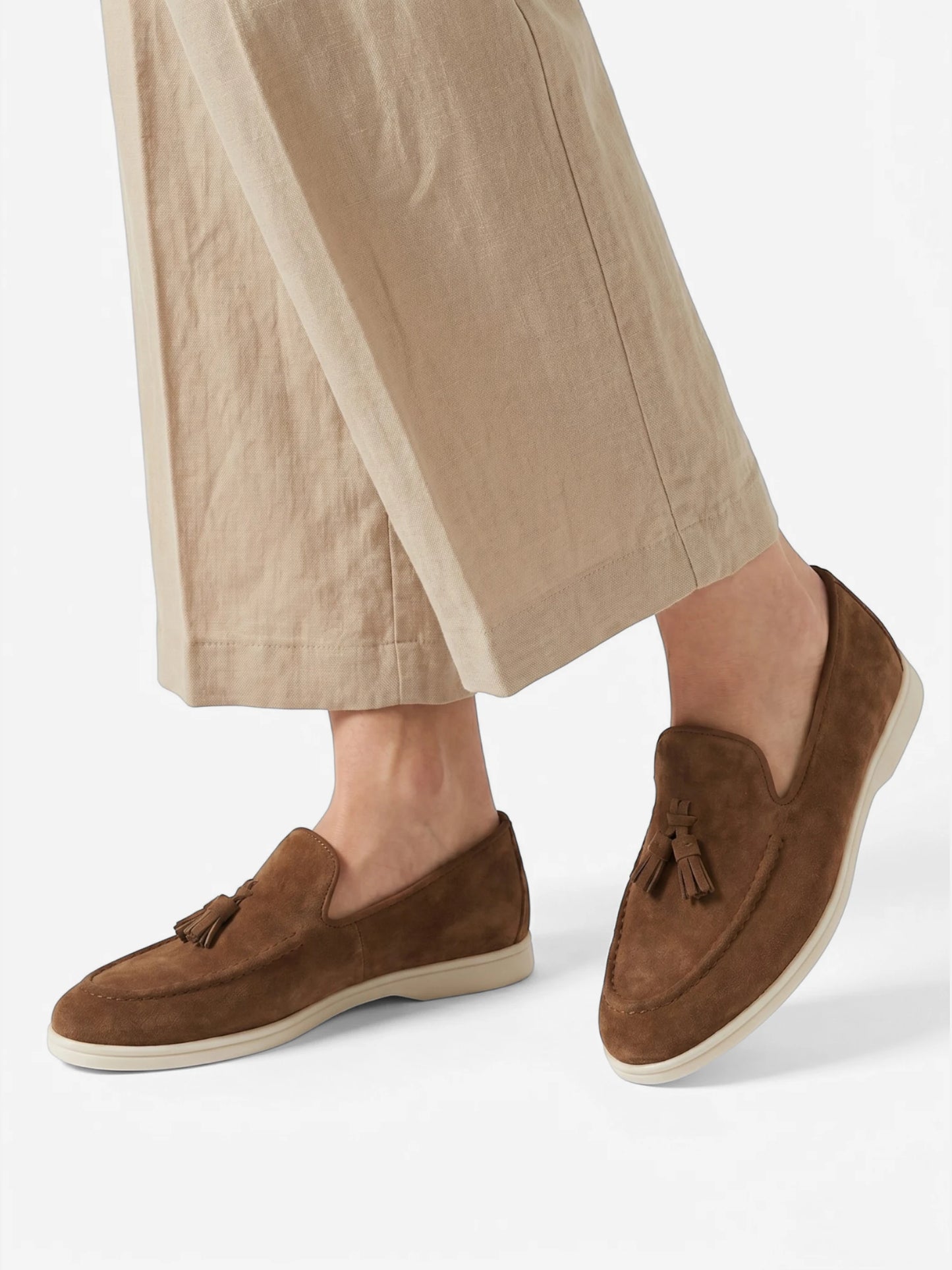 Montviro | Tassel Slip-On Loafers – Suede Feel Business Casual Style