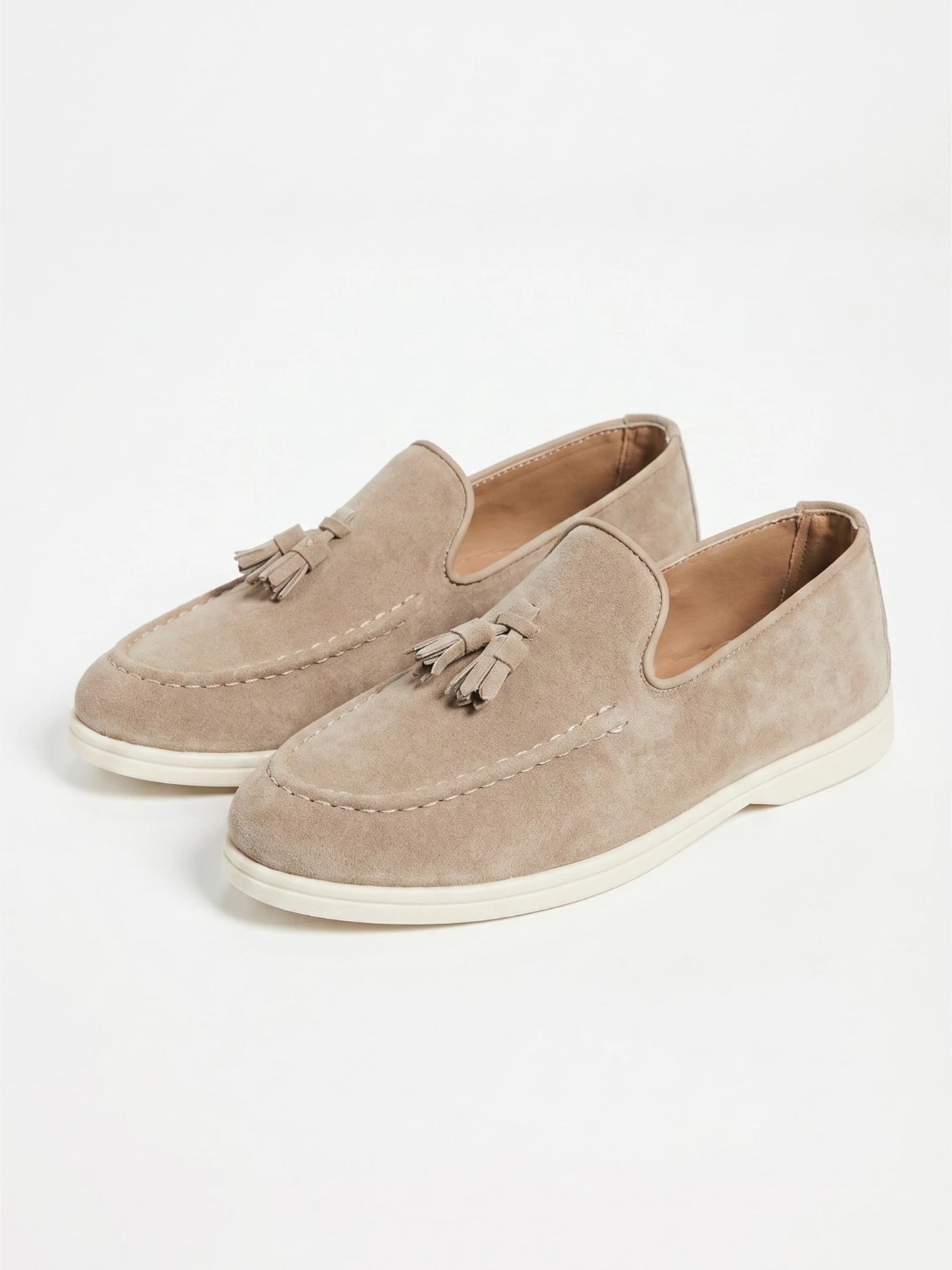 Montviro | Tassel Slip-On Loafers – Suede Feel Business Casual Style