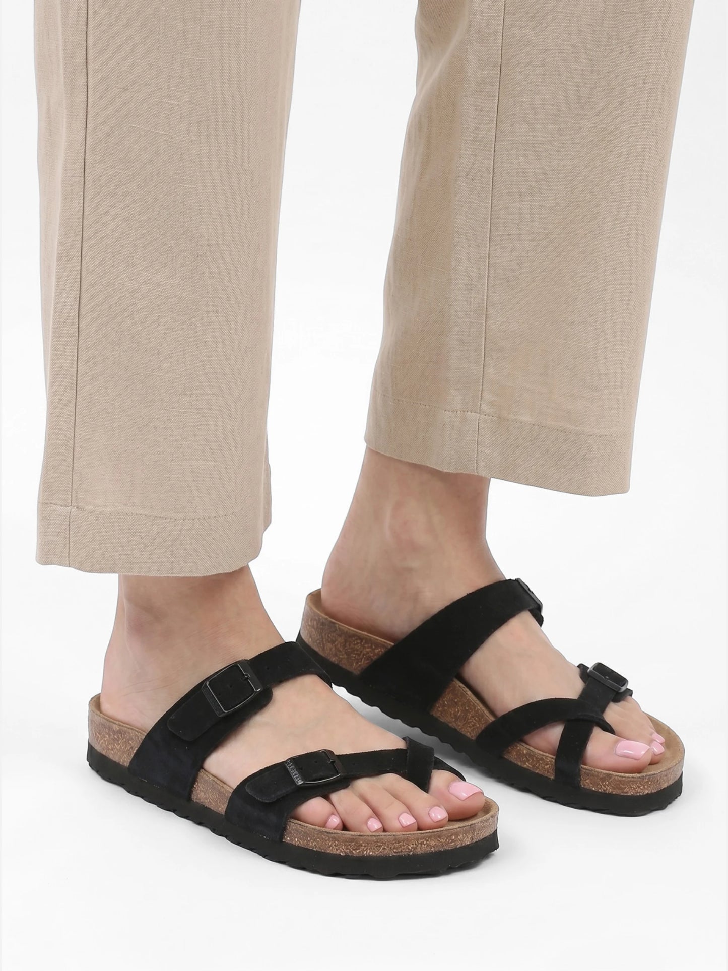 Montviro | Women’s Double Buckle Cork Sandals – Everyday Comfort Style