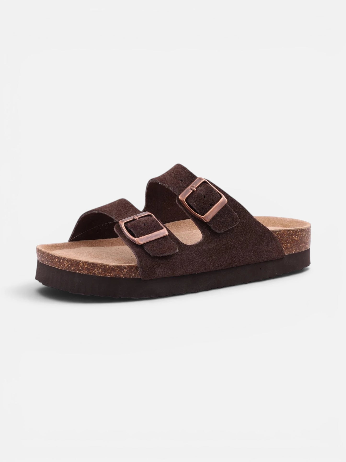 Montviro | Women’s Double Buckle Cork Sandals – Everyday Comfort Style