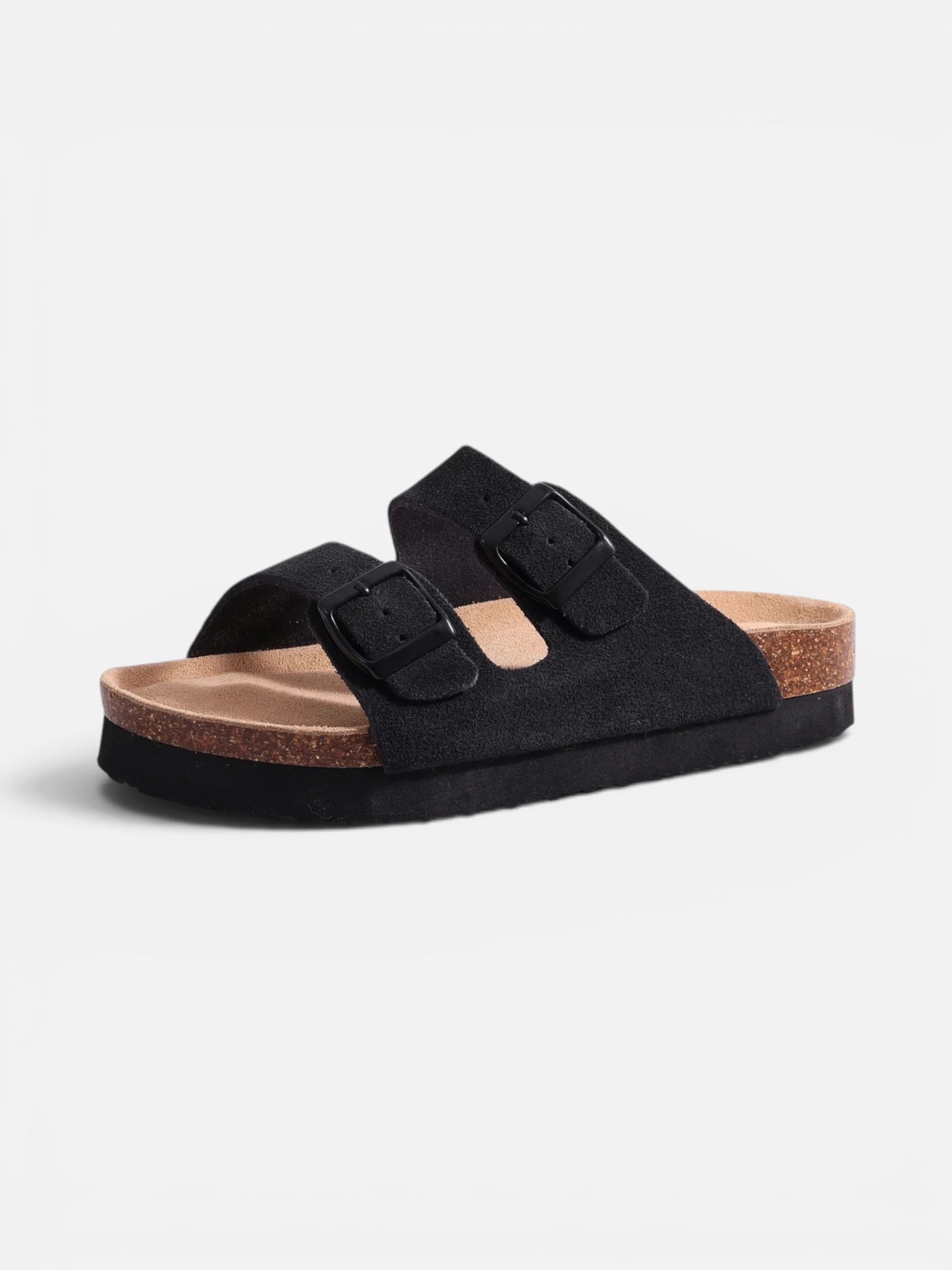 Montviro | Women’s Double Buckle Cork Sandals – Everyday Comfort Style