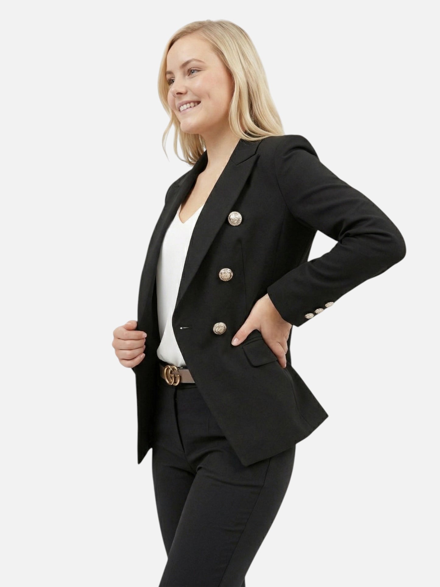Montviro | Women’s Double-Breasted Tailored Suit – Timeless Elegance